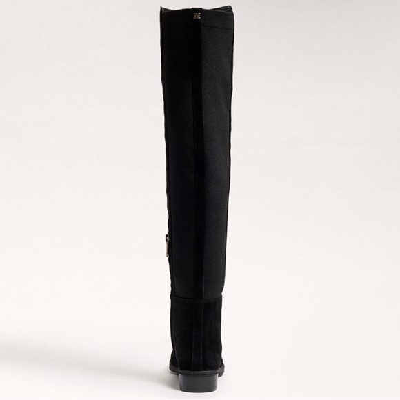Sam Edelman Pam knee high suede black boot size 7.5 6.5 and 7 - Picture 5 of 7